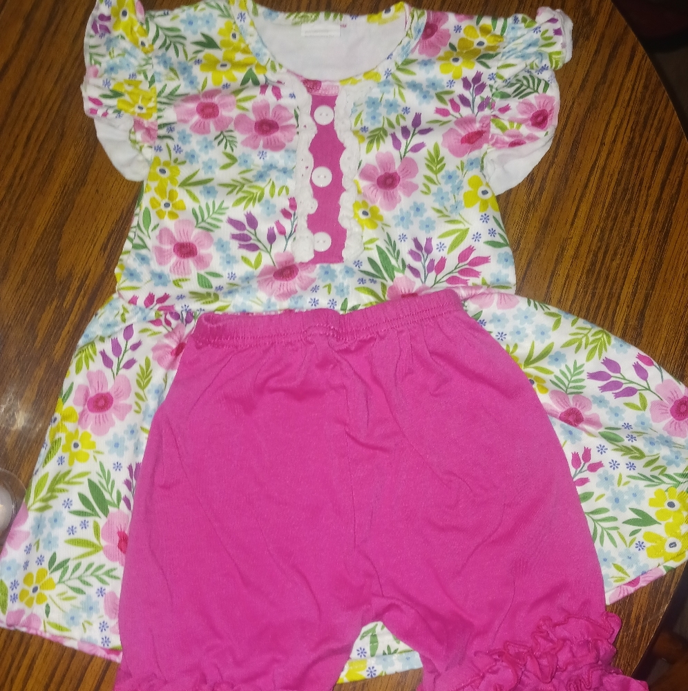Girls boutique outfit size xl (6)